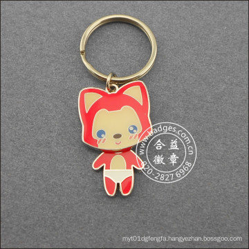 Little Fox Key Chain, Cartoon Key Ring (GZHY-KA-041)